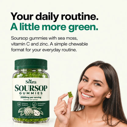 100% Pure Organic Soursop Gummies